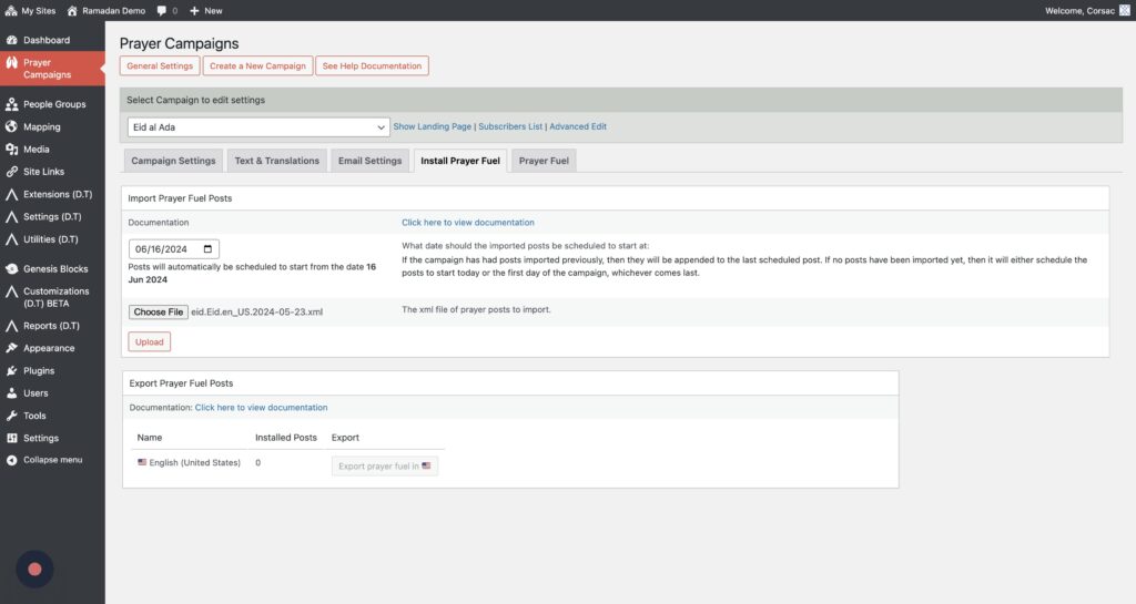 install-and-set-up-prayer-campaign-landing-page-step-3