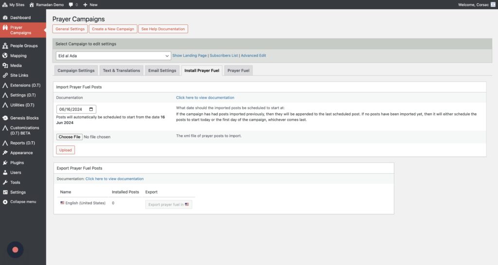 install-and-set-up-prayer-campaign-landing-page-step-2